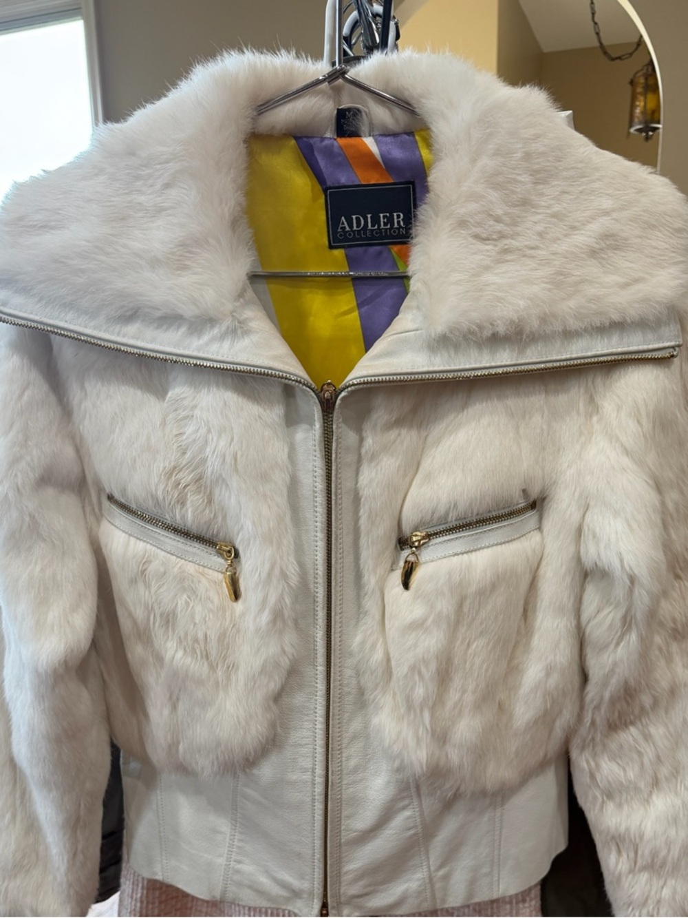 Vintage ADLER rabbit fur coat